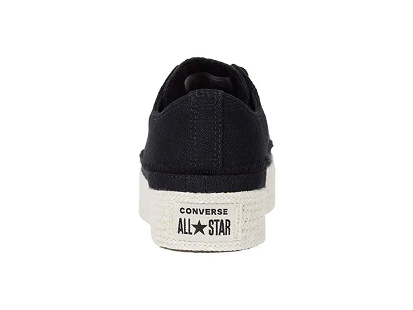 Converse Trail to Cove Espadrille Chuck Taylor All Star (Black Size 11) Womens Canvas Shoes