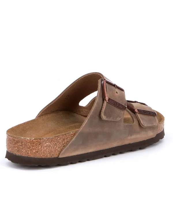Birkenstock Arizona Soft Footbed (36 Narrow Black Oiled Leather)