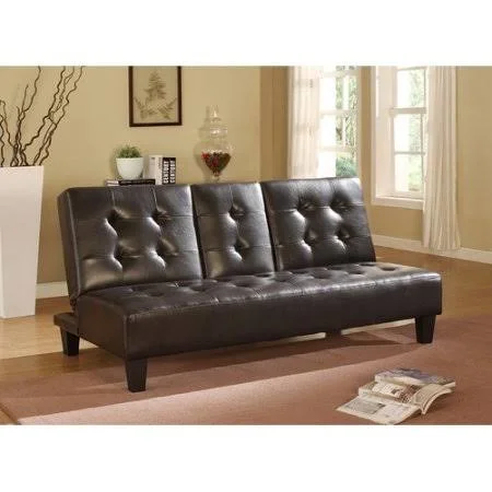 Latitude Run Mcgrail Twin Sleeper Sofa, Black