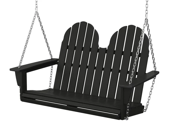 POLYWOOD Vineyard Adirondack 48x22 Swing Black