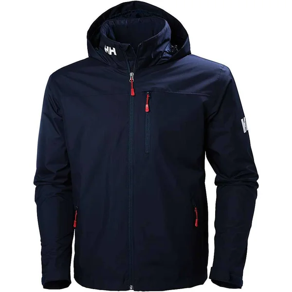 Helly Hansen Crew Hooded Midlayer Jacket Alert Red Xs
