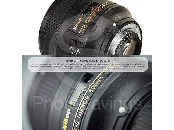 Nikon AF-S Nikkor 85mm f/1.8G Medium Telephoto Lens and Deluxe Bundle with Xpix Professional Accessories + More