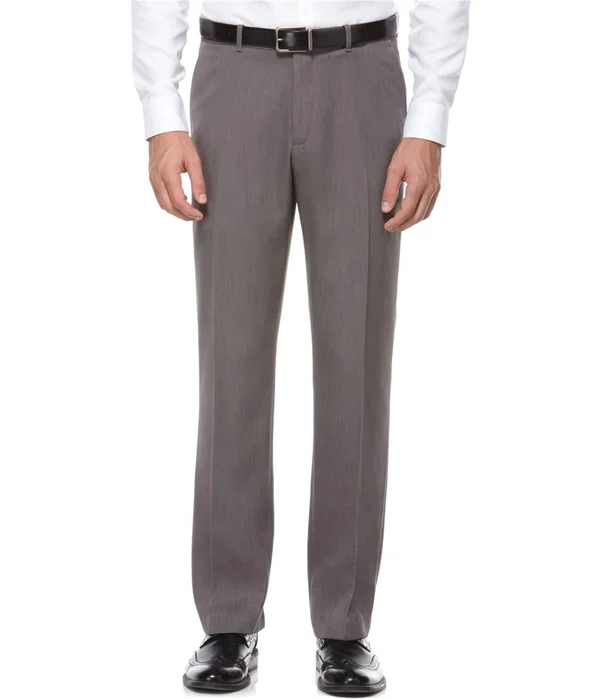 Perry Ellis Mens Portfolio Dress Pants Slacks - Gray - 38W x 32L