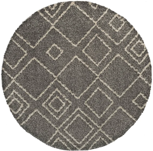 Safavieh Arizona Shag Brown & Ivory 6&-7x22 x 9&-2x22 Rug