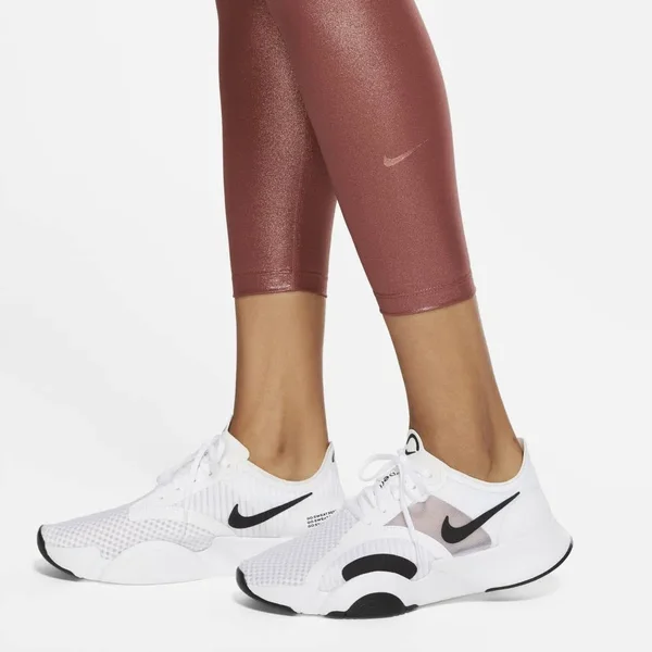 Nike One Icon Clash Women's Mid-Rise 7/8 Shimmer Leggings