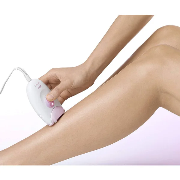 Braun Silk-閜il 3 Women's Epilator - Electric Hair Removal, White/Purple