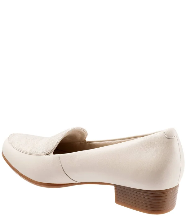 Trotters Women's Monarch - Nude Metallic Linen Size: 10 N