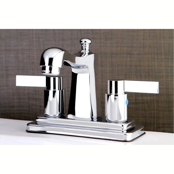 Kingston Brass FB4641NDL 4x22 Centerset Bathroom Faucet, Polished Chrome