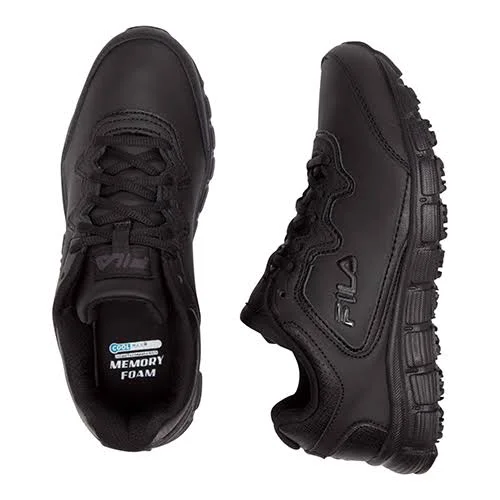 Women's Fila Memory Fresh Start SR Shoe - Size: 9, Black