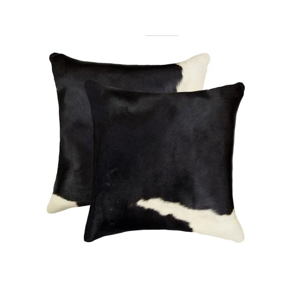 18x22 x 18x22 x 5x22 Black and White - Pillow 2-Pack