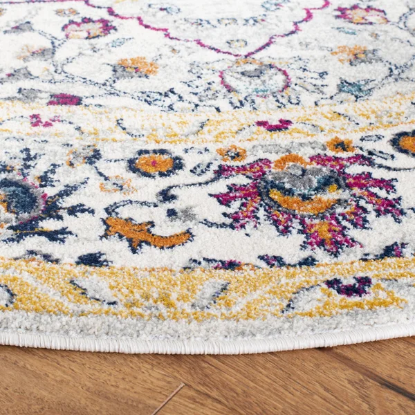 Safavieh Evoke Rug Collection EVK288A - Ivory - Grey - 8& x 10&