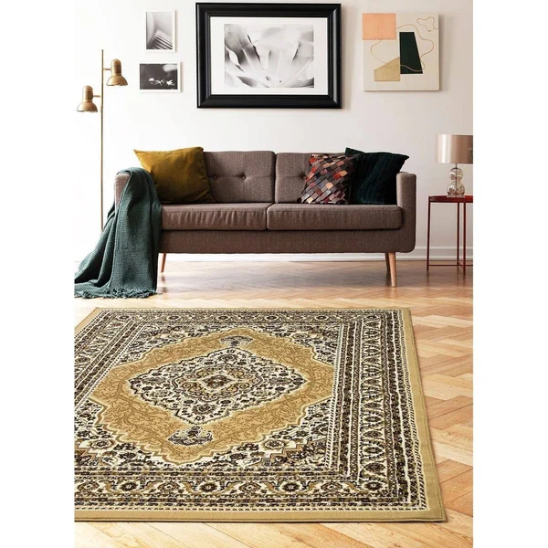 Princess Collection Oriental Medallion Area Rug - 5& 2x22 x 7& 2