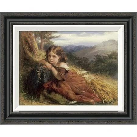 Global Gallery 'An Autumn Afternoon' by Robert Herdman Framed Painting Print, Brown