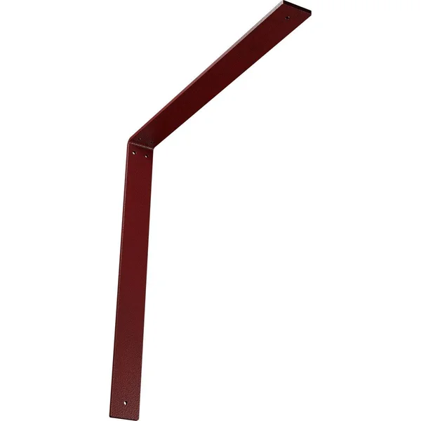 2x22W x 20x22D x 20x22H Hamilton Steel Bracket Hammered Bright Red