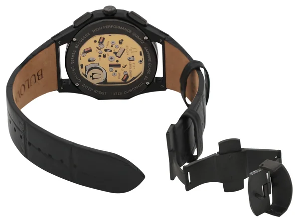 Bulova Leather Chronograph Mens Watch 98A223