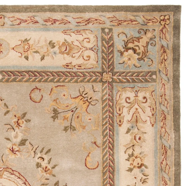Safavieh Bergama BRG174A Light Blue Rug 6&0x22x6&0x22 - Round