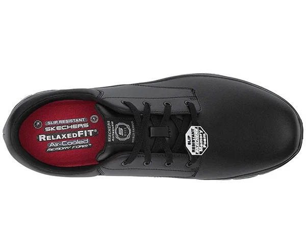 Skechers Work Flex Advantage SR-Fourche 9.5 Men's Black Shoe