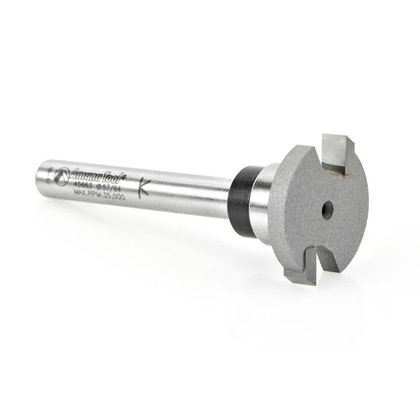 Amana 45663 Carbide Tipped Flooring Straight Dedicated Cutter .894 D x 4.5mm CH x 1/4x22