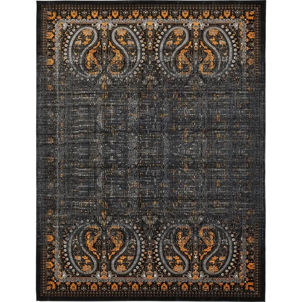 Unique Loom Imperial Anatolla Area Rug (5& x 8& - Aquamarine)