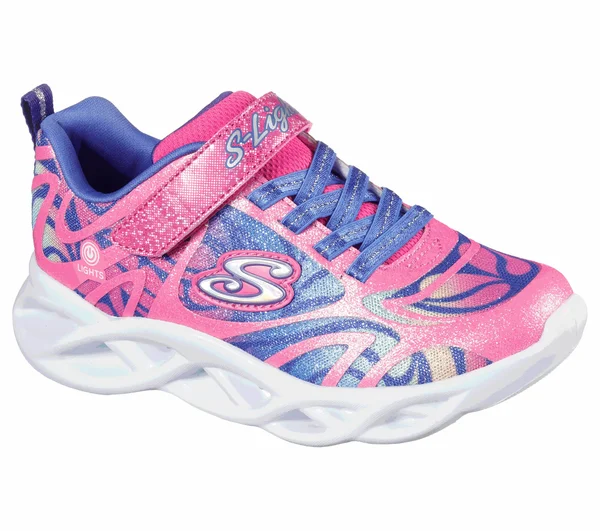 Skechers Girls& S Lights Twisty Brights Dazzle Flash Sneaker