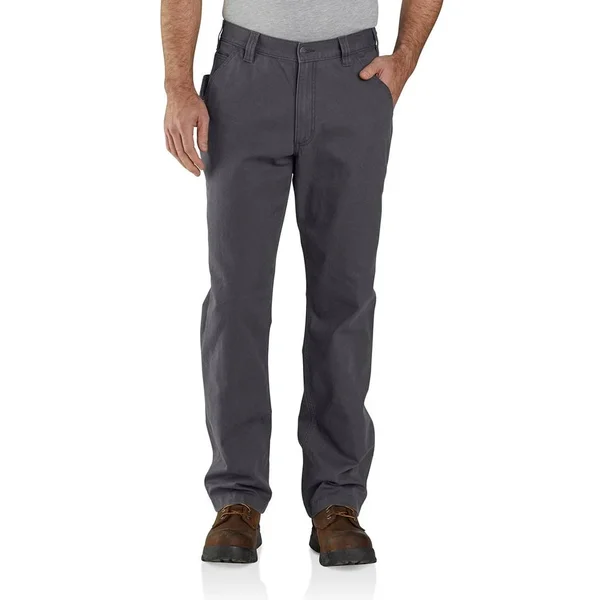 Carhartt Rugged Flex Loose Fit Canvas Work Pant - Shadow, 34x22 x 30x22