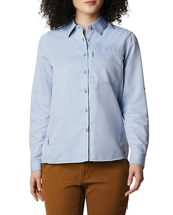 Mountain Hardwear Canyon Long Sleeve Shirt Women's, Deep Lake, Medium