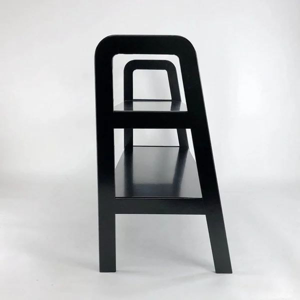 Wayborn 9096B Ladder Style Black TV Stand 22 x 49 x 9 in.