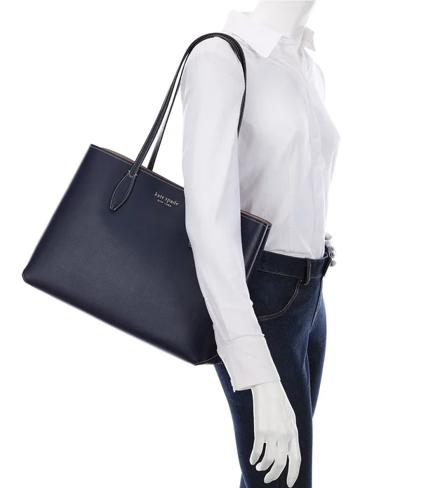 Kate Spade New York All Day Large Leather Tote - Blue