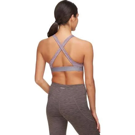 Patagonia Switchback Sports Bra - Women's S Space Dye/Smokey Violet