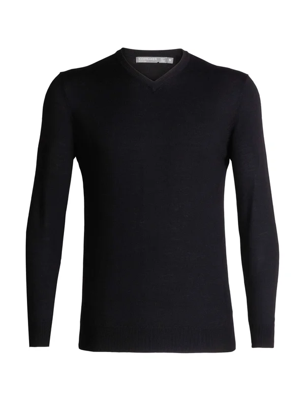 Icebreaker Men's Shearer V Sweater Black M