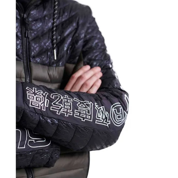 Superdry Colour Block Fuji Jacket - Green - Casual Jackets
