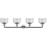 Innovations 215-PC-G74-LED Polished Chrome Large Bell 4 Light Bath Vanity Light