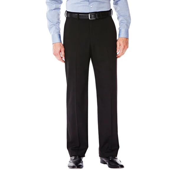 Haggar Men's Premium Stretch Classic Fit Suit Pants - Black - 34 x 29