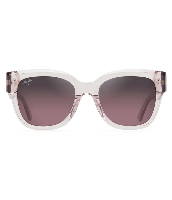 Maui Jim Siren Song Sunglasses Crystal w/ Hint of Pink - Maui Rose