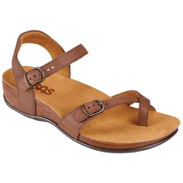 SAS Women's Pampa Chocolate 12 Wide
