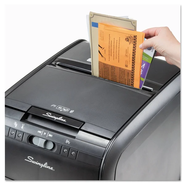 Swingline Stack-and-Shred 80X Auto Feed Cross-Cut Shredder