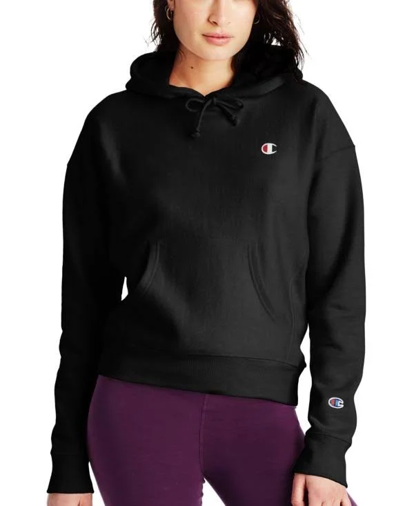 Champion Women's Embroidered Logo Hoodie - Red