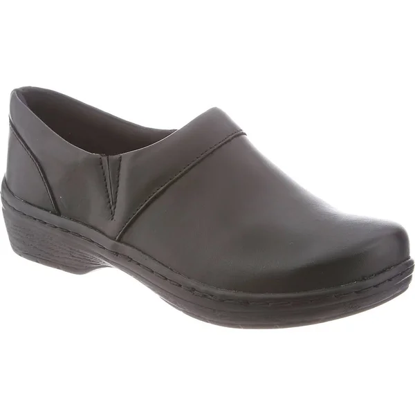 Klogs Mission - Leather Clog - Many Colors Black Smooth - 9 Wide