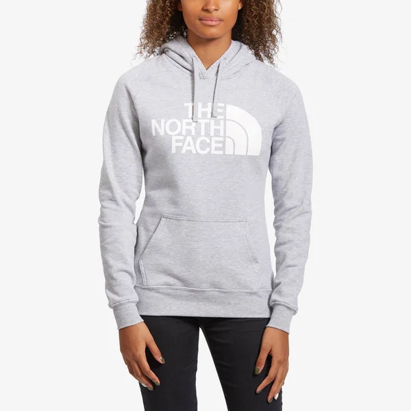 The North Face Half Dome Pullover Hoodie - Women's TNF Light Grey Heather/TNF White, Xs