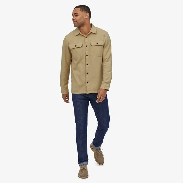 Patagonia Natural Dye Fjord Flannel Shirt - Men's Natural Dye El Cap Khaki - Xs