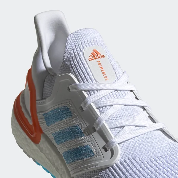 Adidas Men's Ultraboost 20 Running Shoes EG0768 - 11.5, White