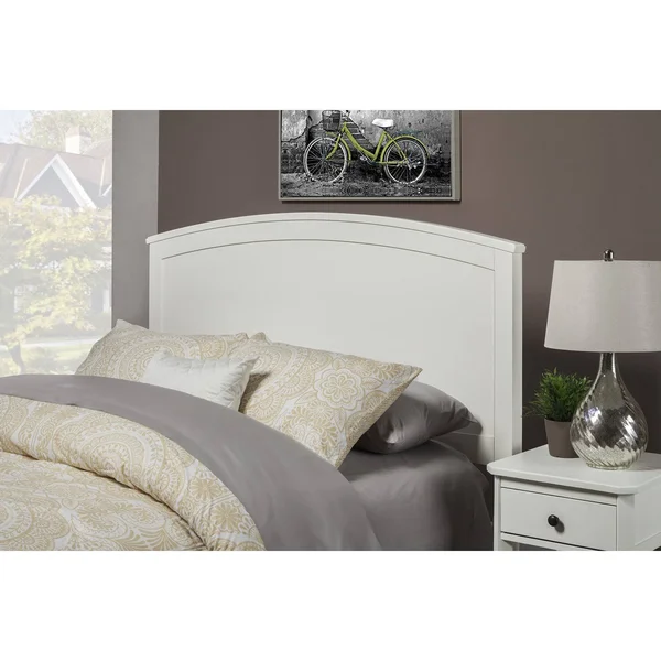 Alpine Furniture Baker Panel Bed (White - California King)