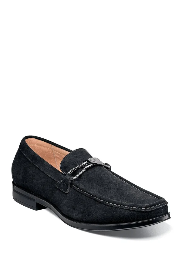 Stacy Adams Neville Loafer - Men's, Black, Size 10.5, Loafers