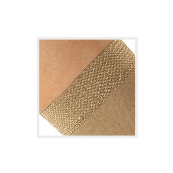 Marilyn CCL2 Open Toe Open Toe Compression Thigh Highs, M, Morel