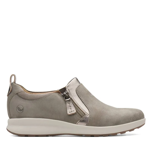Clarks Un Adorn Zip 6.5 Women's Taupe