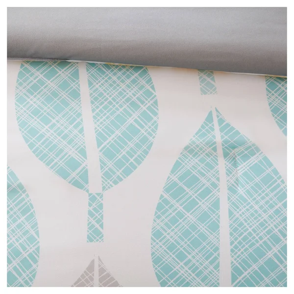 Madison Park Central Park Complete Comforter Set Yellow/Aqua King - 12 x 18 inches