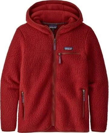 Patagonia Women's Retro Pile Hoodie Red L