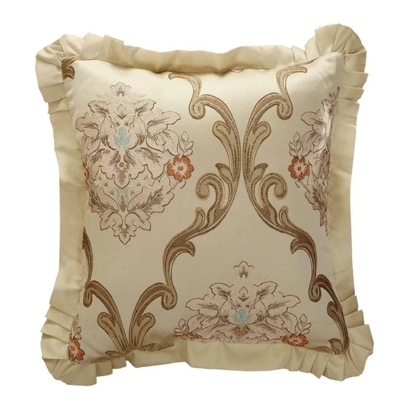 Chic Home Aubrey 9 Piece Comforter Set Jacquard Bedding Gold, Queen