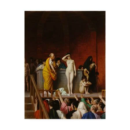 Trademark Fine Art 'Market in Rome' Canvas Art by Gerome, Size: 24 x 32
