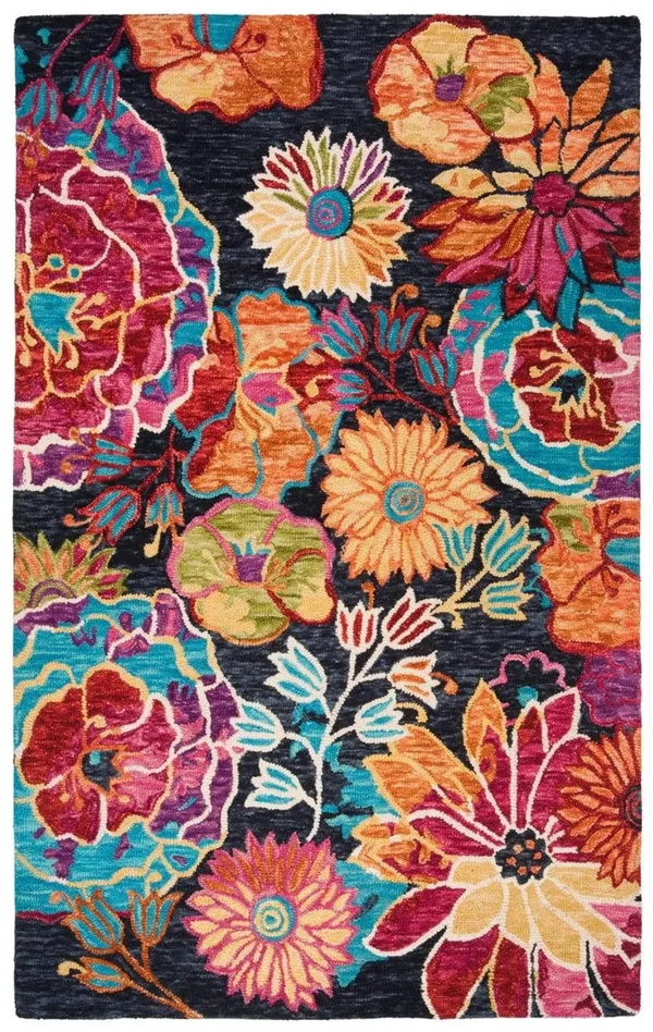 Safavieh Aspen Rug Collection APN520H - Charcoal - Blue - 10& x 14&